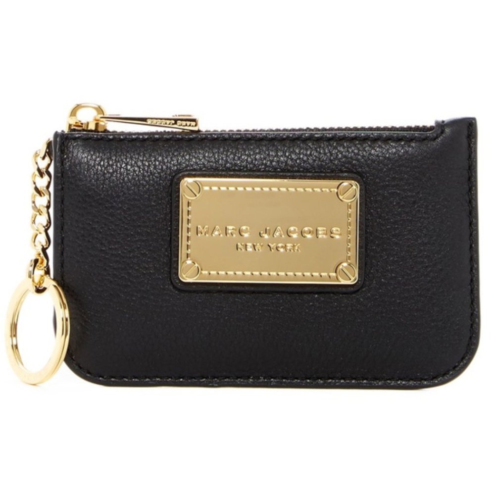 Marc Jacobs Classic Leather Key Pouch- NEW